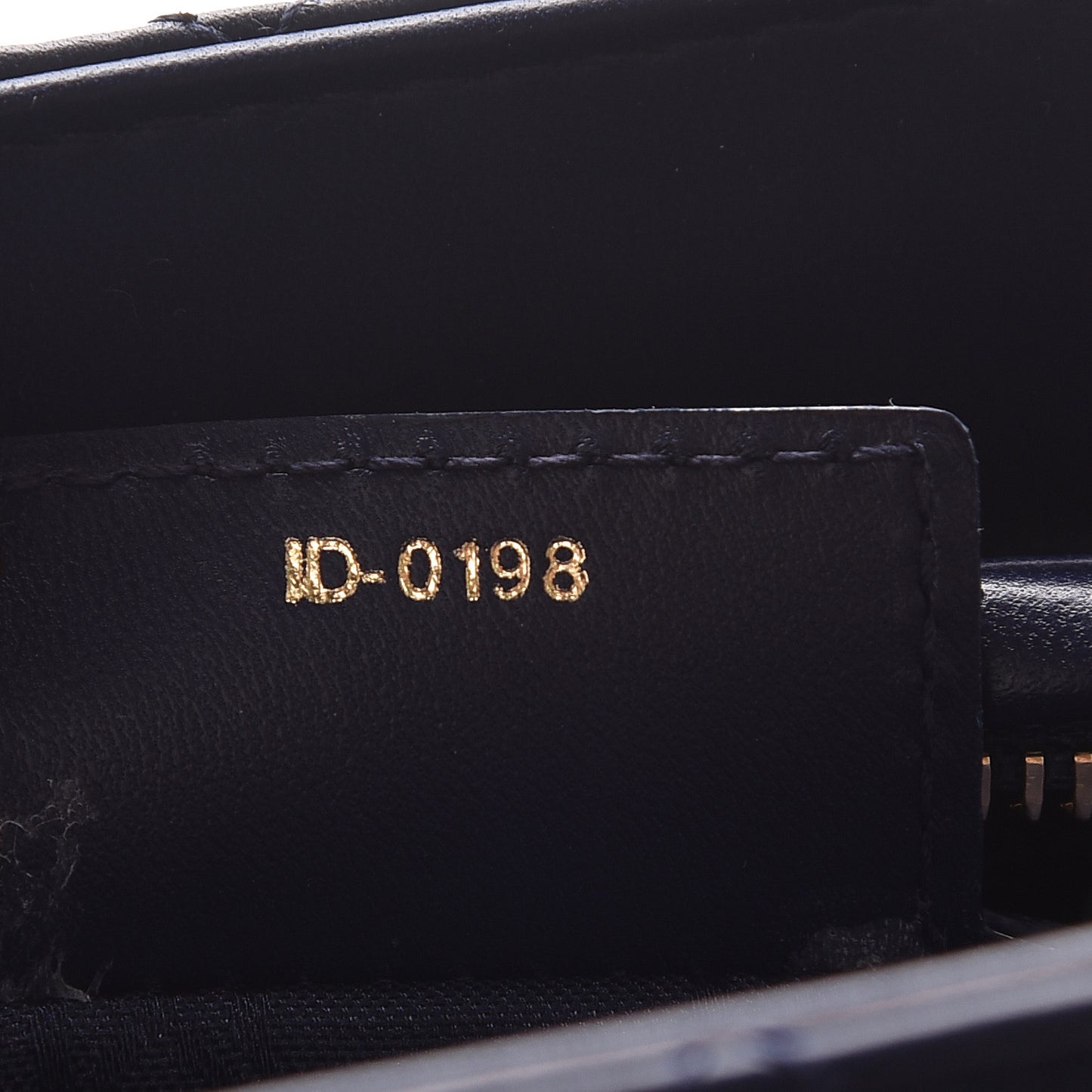 Lambskin Cannage Medium Lady Dior Indigo Blue