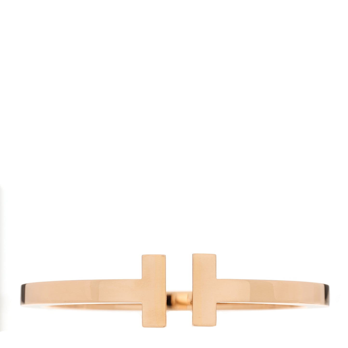 18K Rose Gold T Square Bracelet