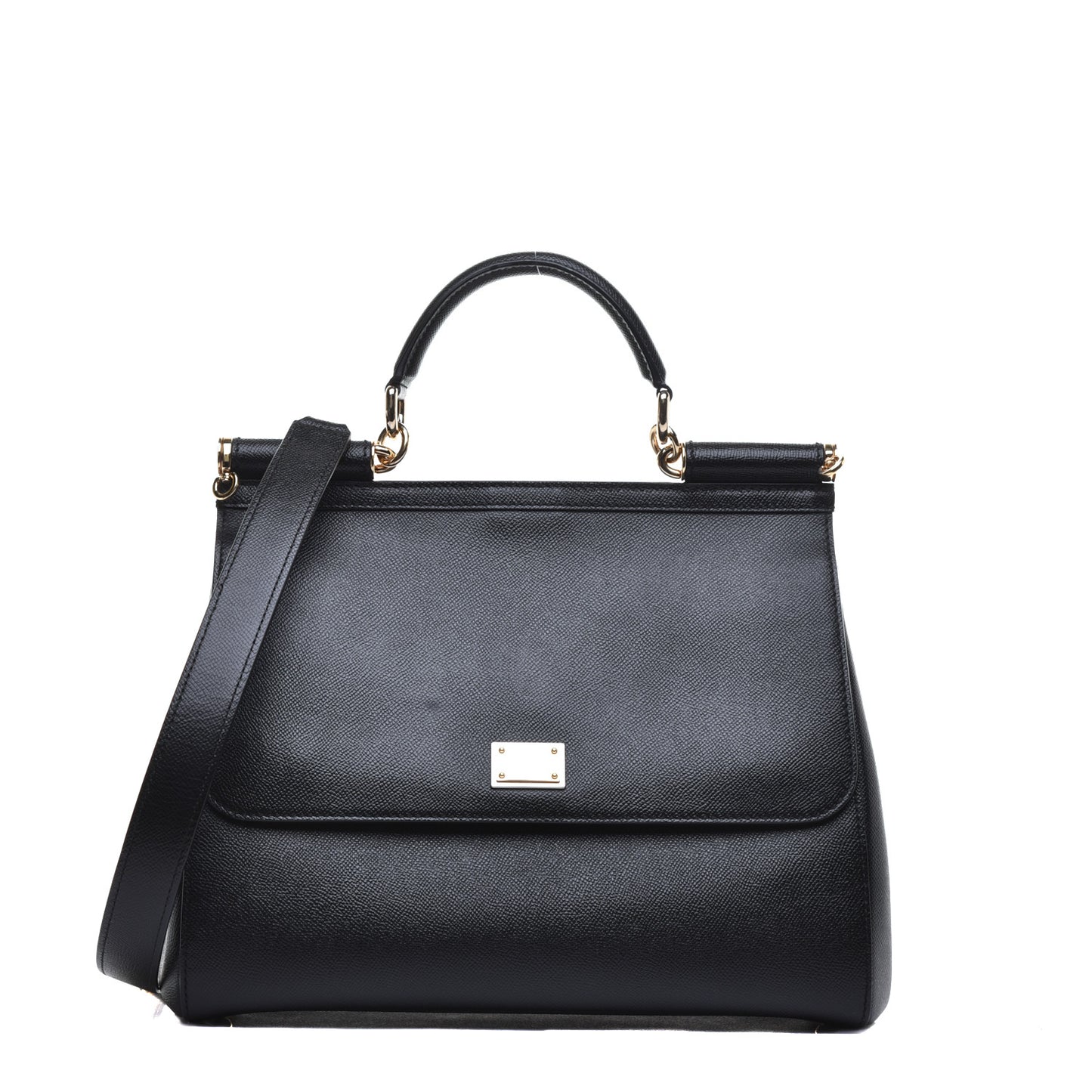 Dauphine Large Miss Sicily Satchel Black