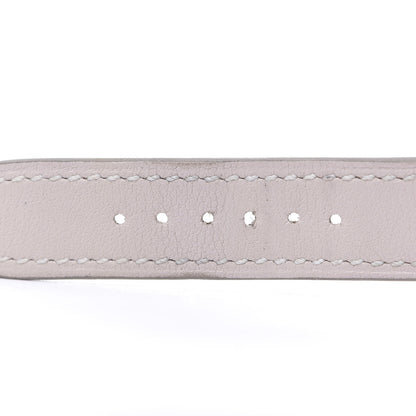 Hermes Stainless Steel Swift 21mm Heure H Hour Quartz Watch Rose Dragee 8 of 10