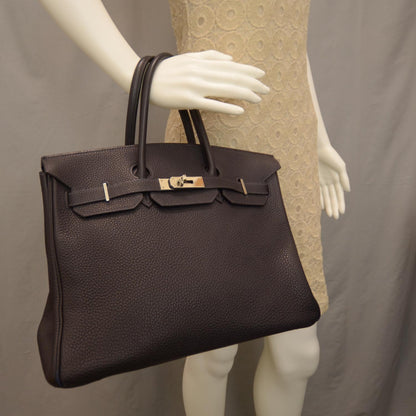Hermes Togo Birkin 35 Indigo 2 of 9