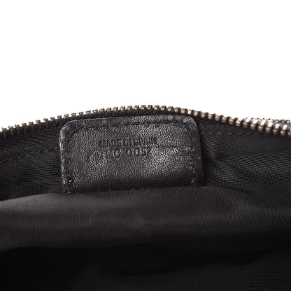 Christian Dior Monogram Mini Saddle Pochette Black 7 of 9