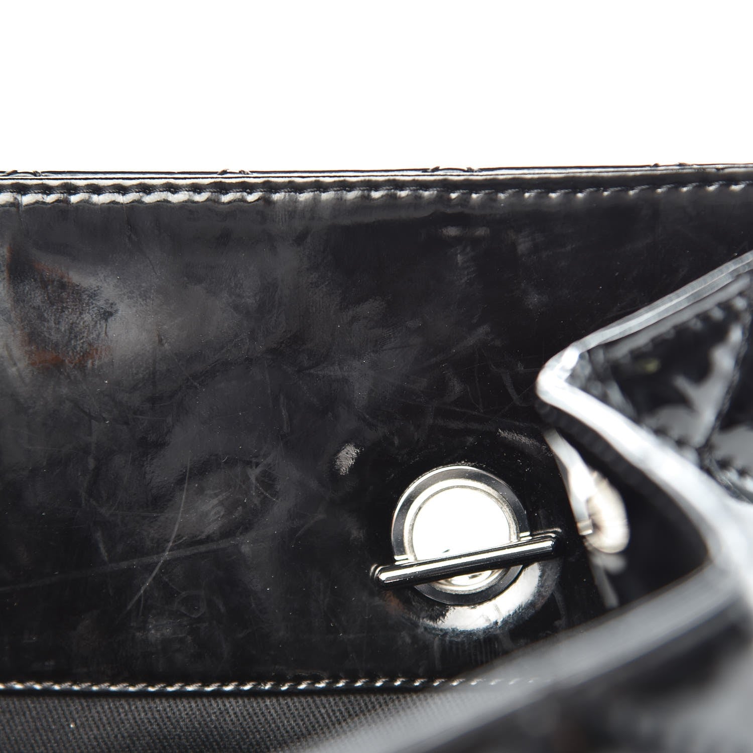 Chanel Vinyl Quilted In The Business North South Tote Black 11 of 11