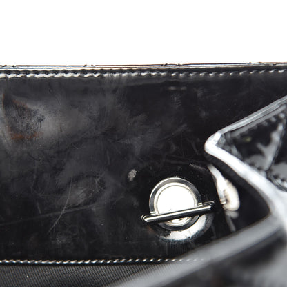Chanel Vinyl Quilted In The Business North South Tote Black 11 of 11