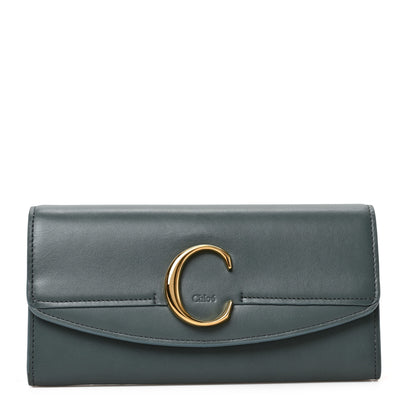 Chloe Smooth Calfskin Chloe Long Wallet Cloudy Blue 1 of 6