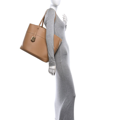 Salvatore Ferragamo Ferragamo Calfskin Charming XL Tote Light Camel 2 of 12