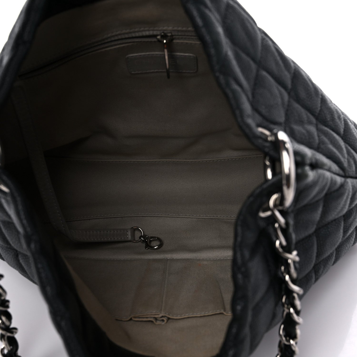 Chanel Caviar Quilted Easy Zip Tote Black 5 of 14
