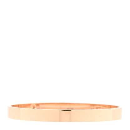 Hermes 18K Rose Gold PM Collier De Chien Bracelet SH 2 of 4