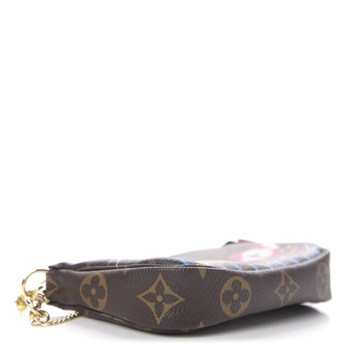Monogram 2020 Christmas Animation Roller Coaster Mini Pochette Accessories Pivoine