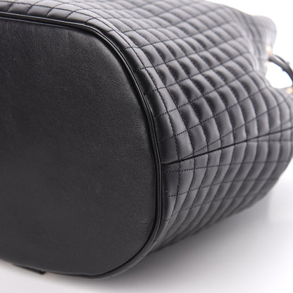 Celine Calfskin Quilted Small C Backpack Black 6 of 10