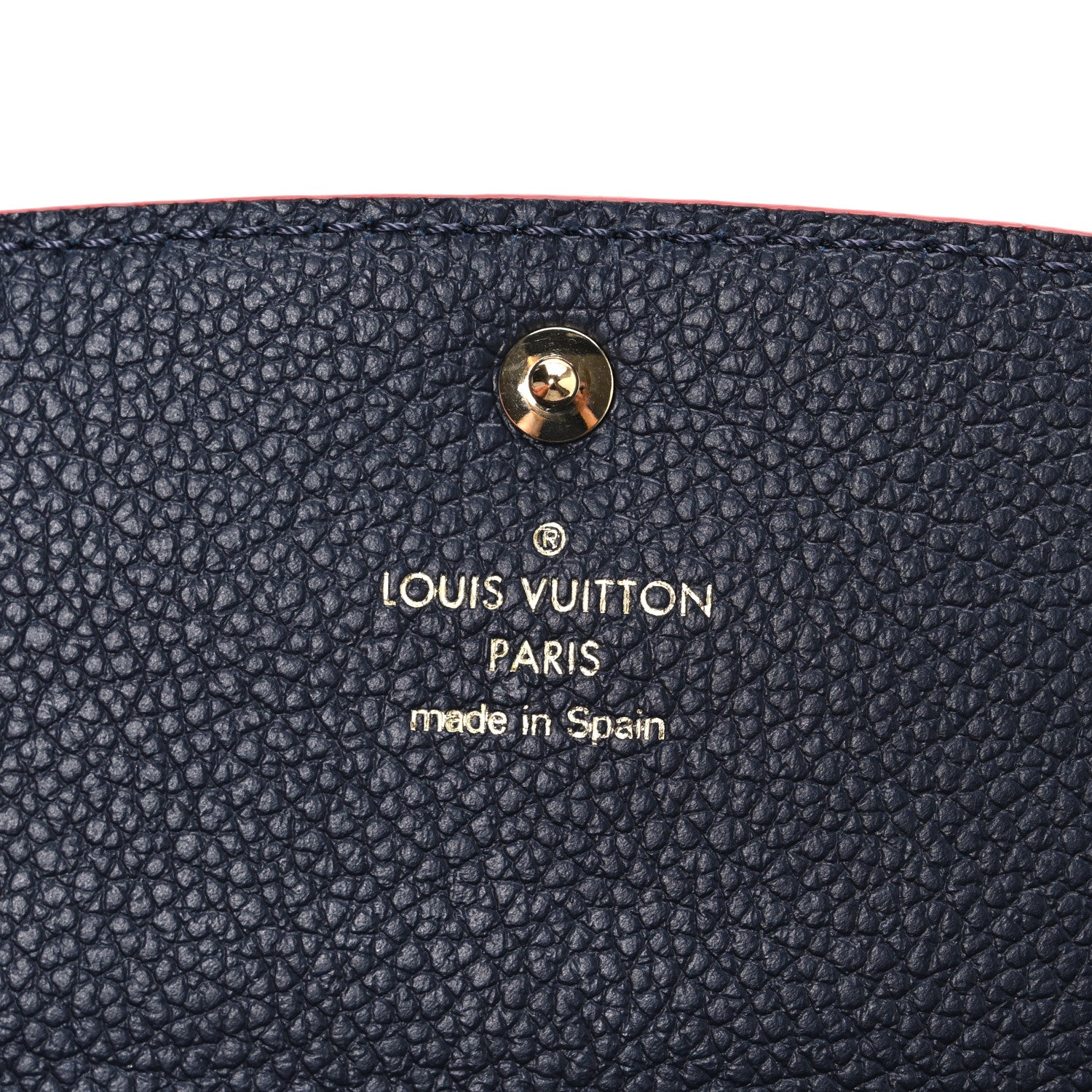 Louis Vuitton Empreinte Emilie Wallet Marine Rouge 6 of 6