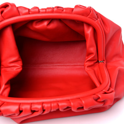 Bottega Veneta Smooth Butter Calf The Pouch Oversized Clutch Bright Red 5 of 9