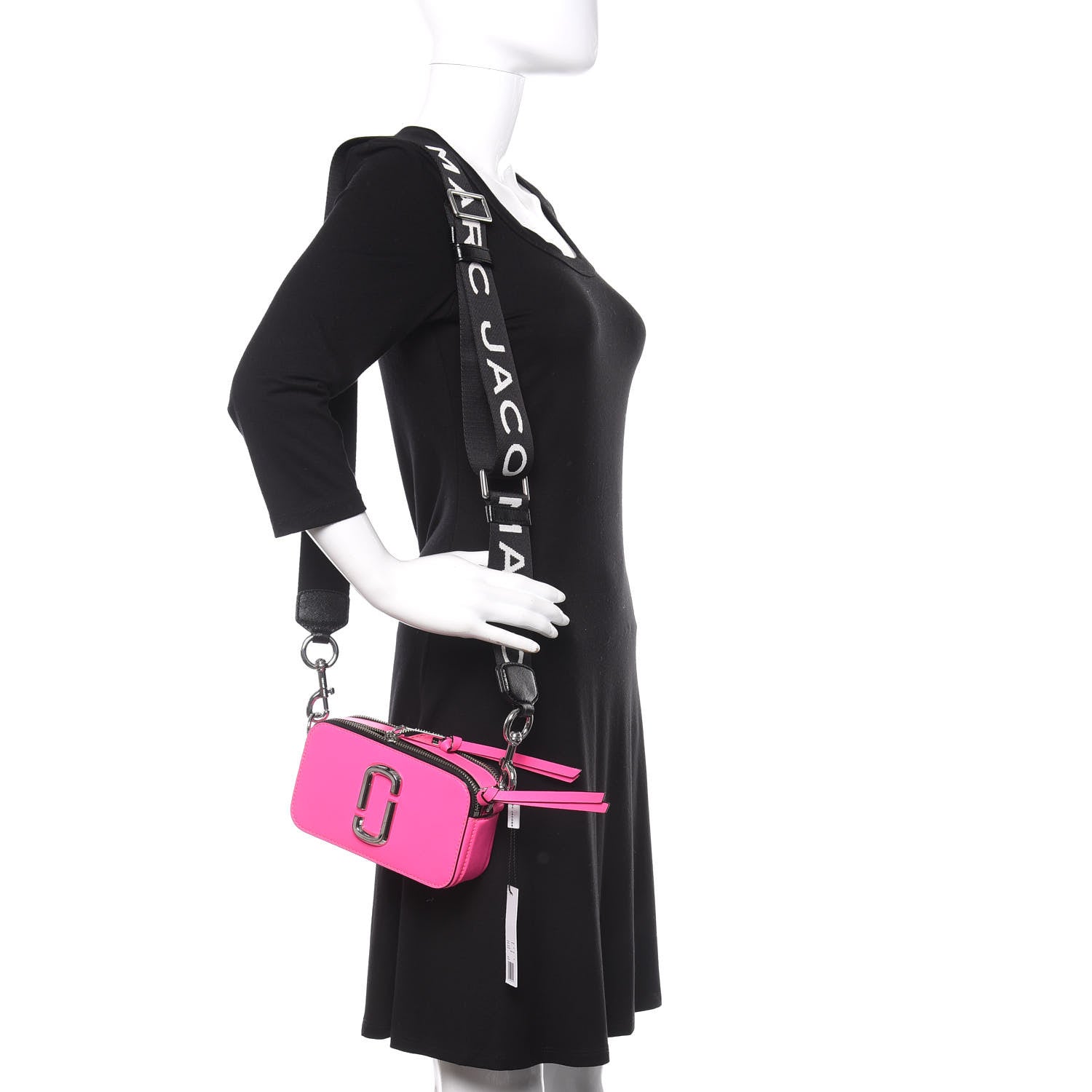 Marc Jacobs Saffiano Small Snapshot Camera Bag Pink 2 of 10