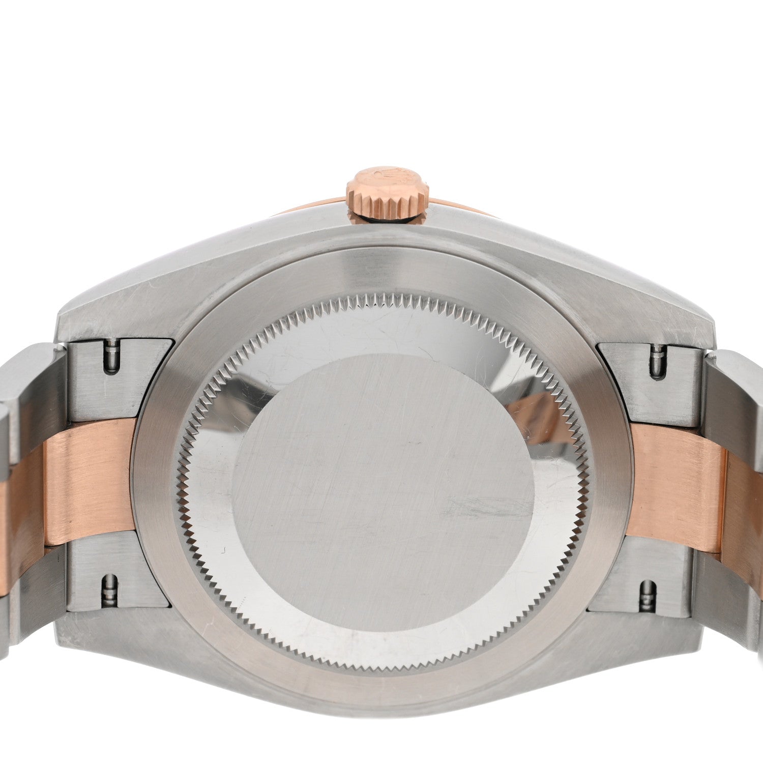 Rolex Stainless Steel 18K Everose Gold Diamond 41mm Oyster Perpetual Datejust Watch Sundust 126301 4 of 4