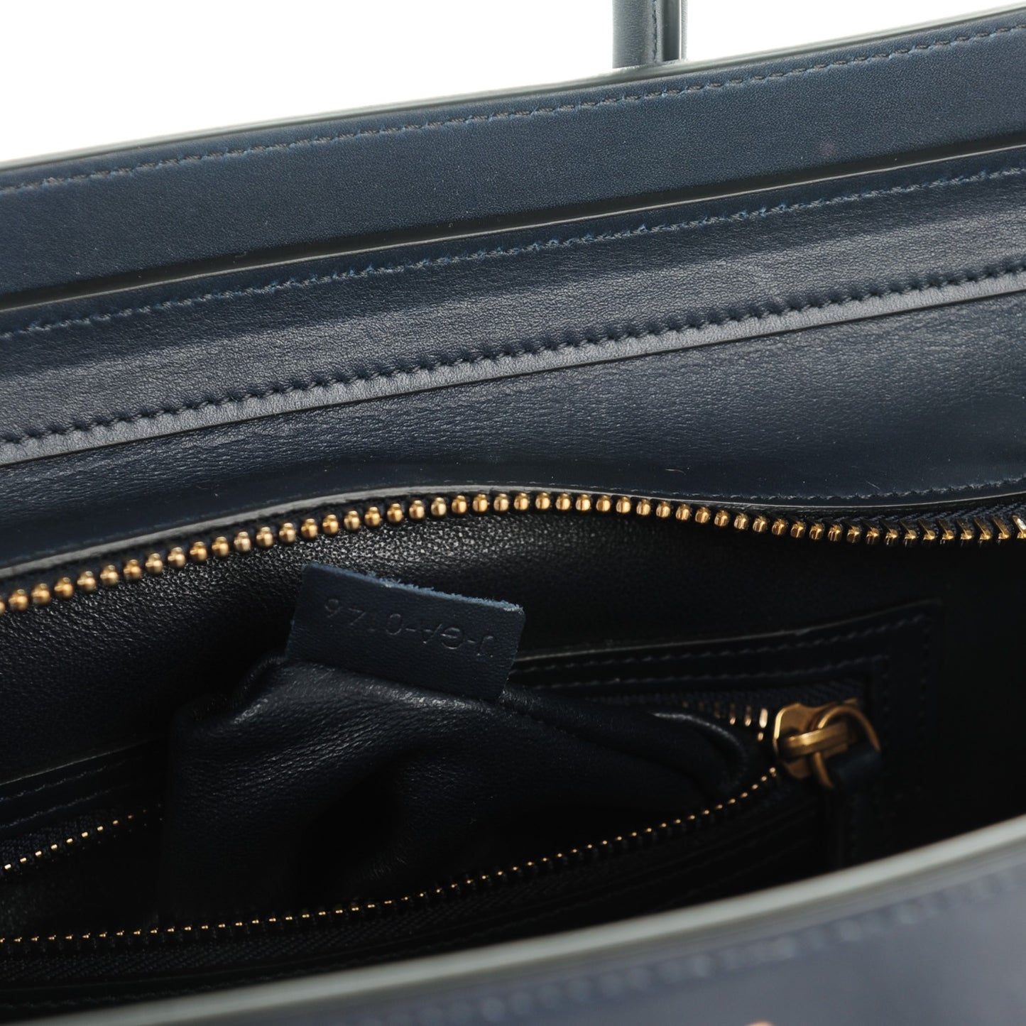 Smooth Calfskin Micro Tri-Color Luggage Natural