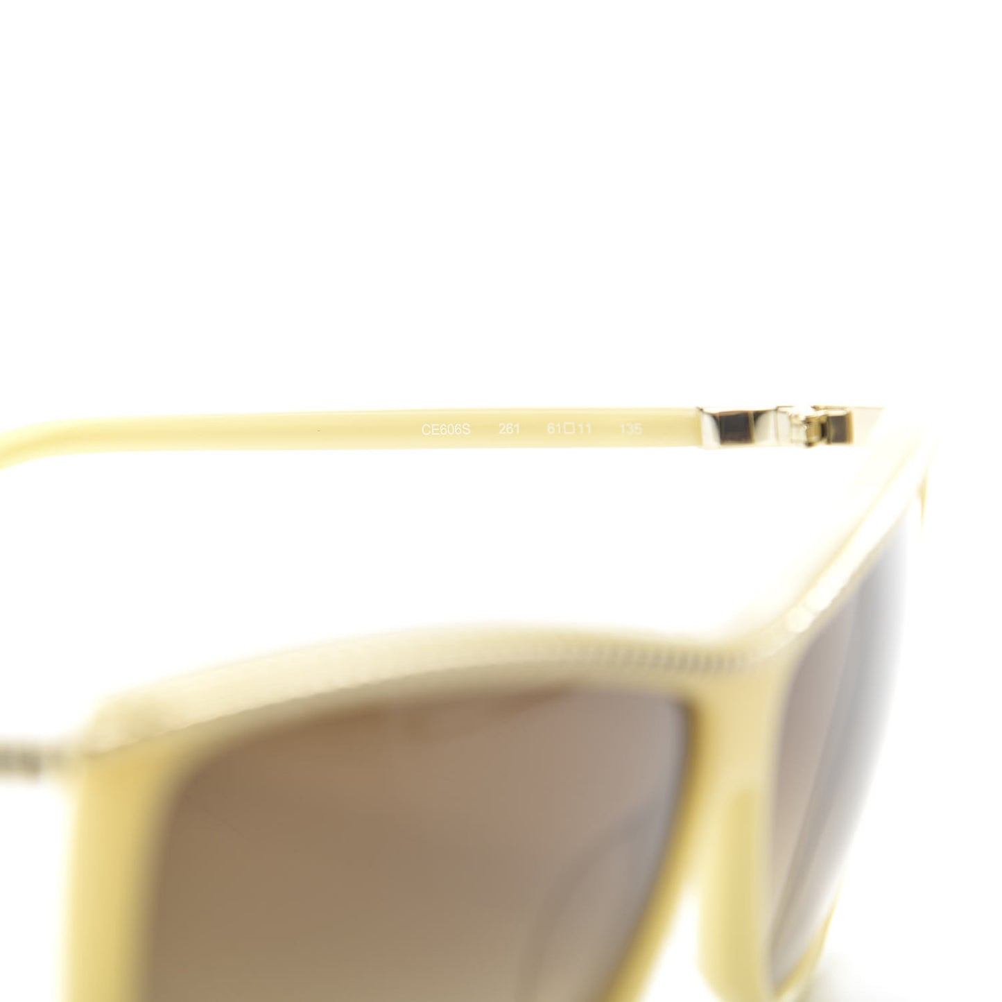 Acetate Sunglasses CE606S Gold Yellow