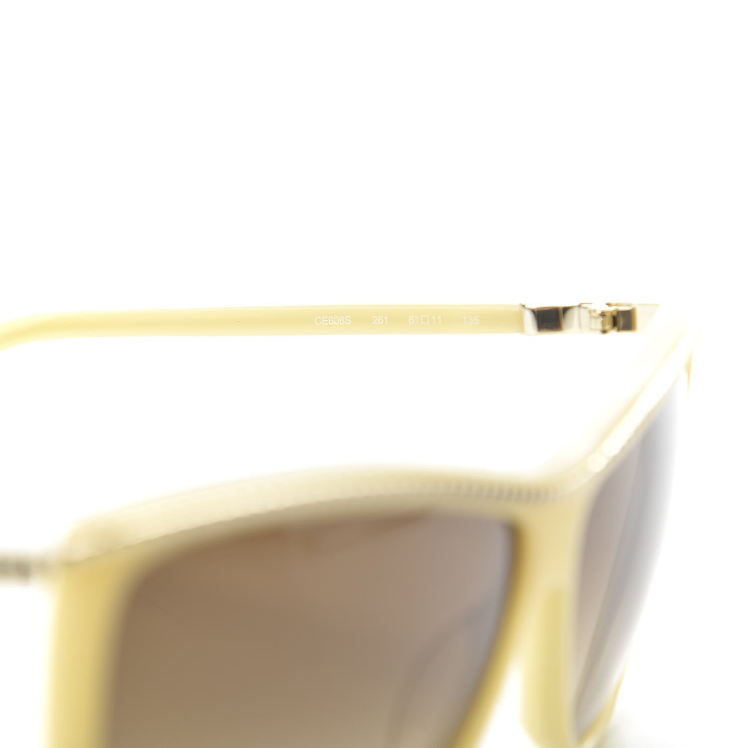 Chloe Acetate Sunglasses CE606S Gold Yellow 6 of 7