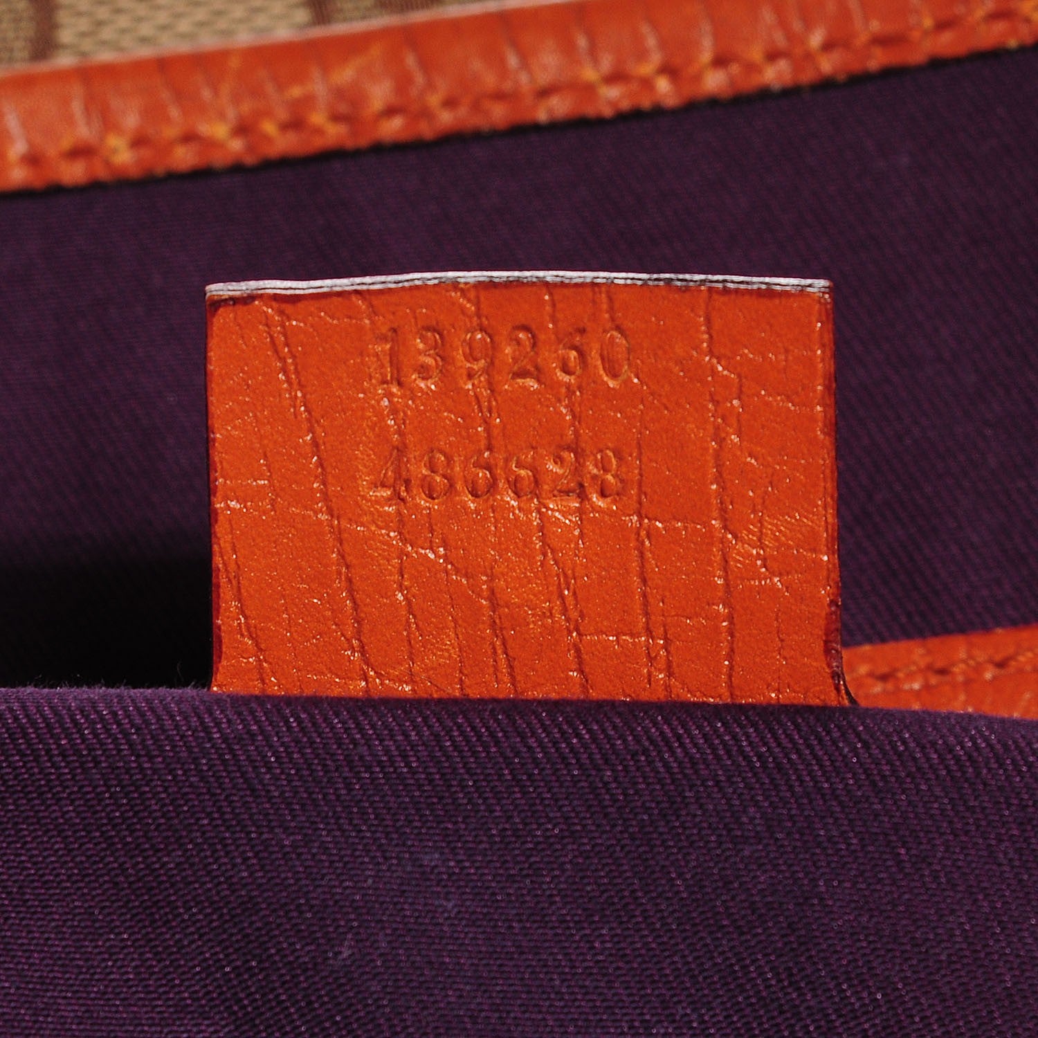 Gucci Monogram Web Large Jolicoeur Tote Orange 7 of 7