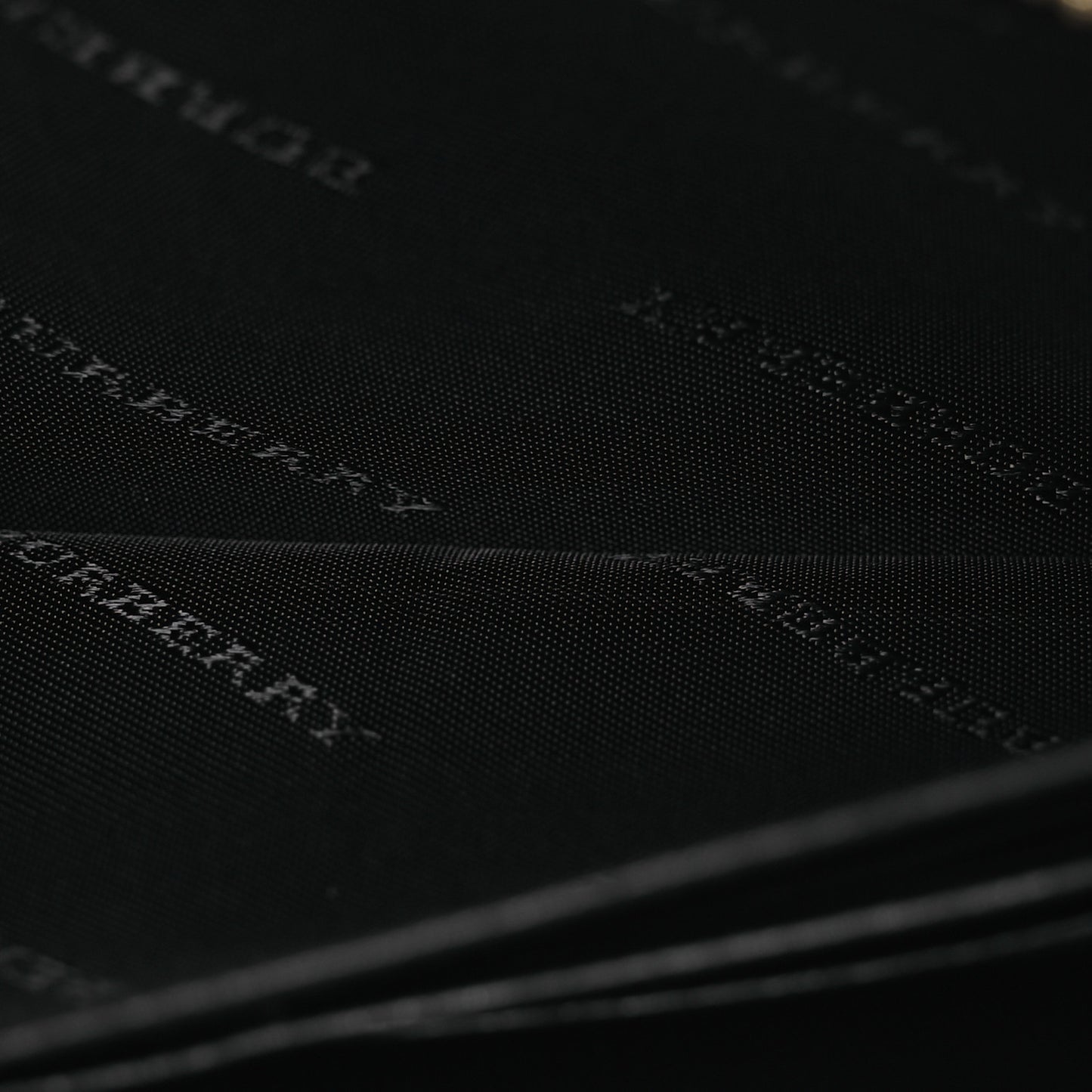 Calfskin Haymarket Check Elmore Zip Around Wallet Black
