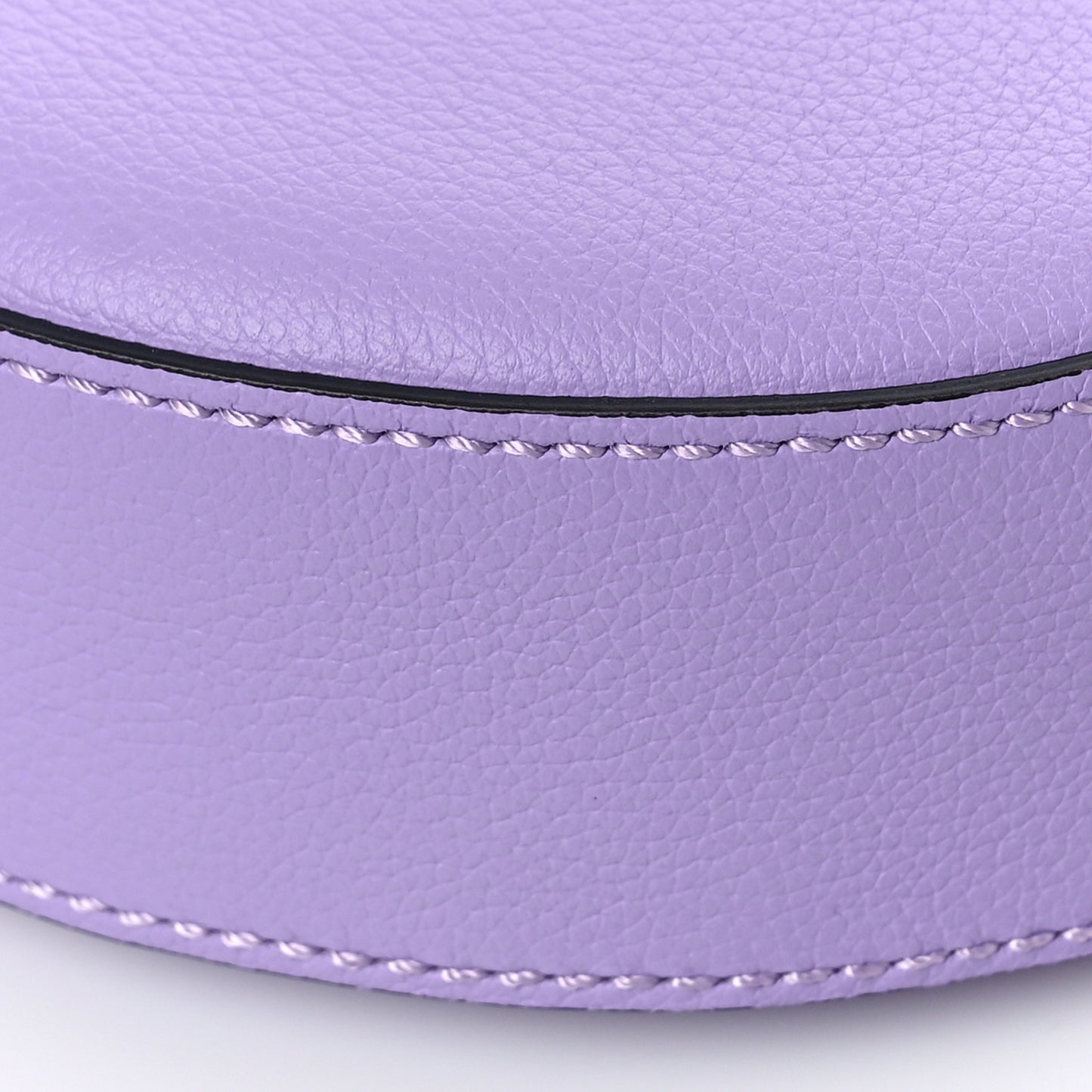 Calfskin La Medusa Round Camera Bag Lilac