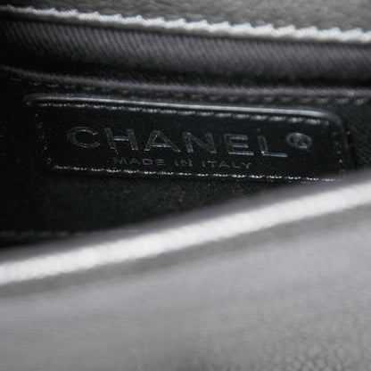 Chanel Iridescent Calfskin Mini Back To School Crossbody Flap Anthracite 6 of 8
