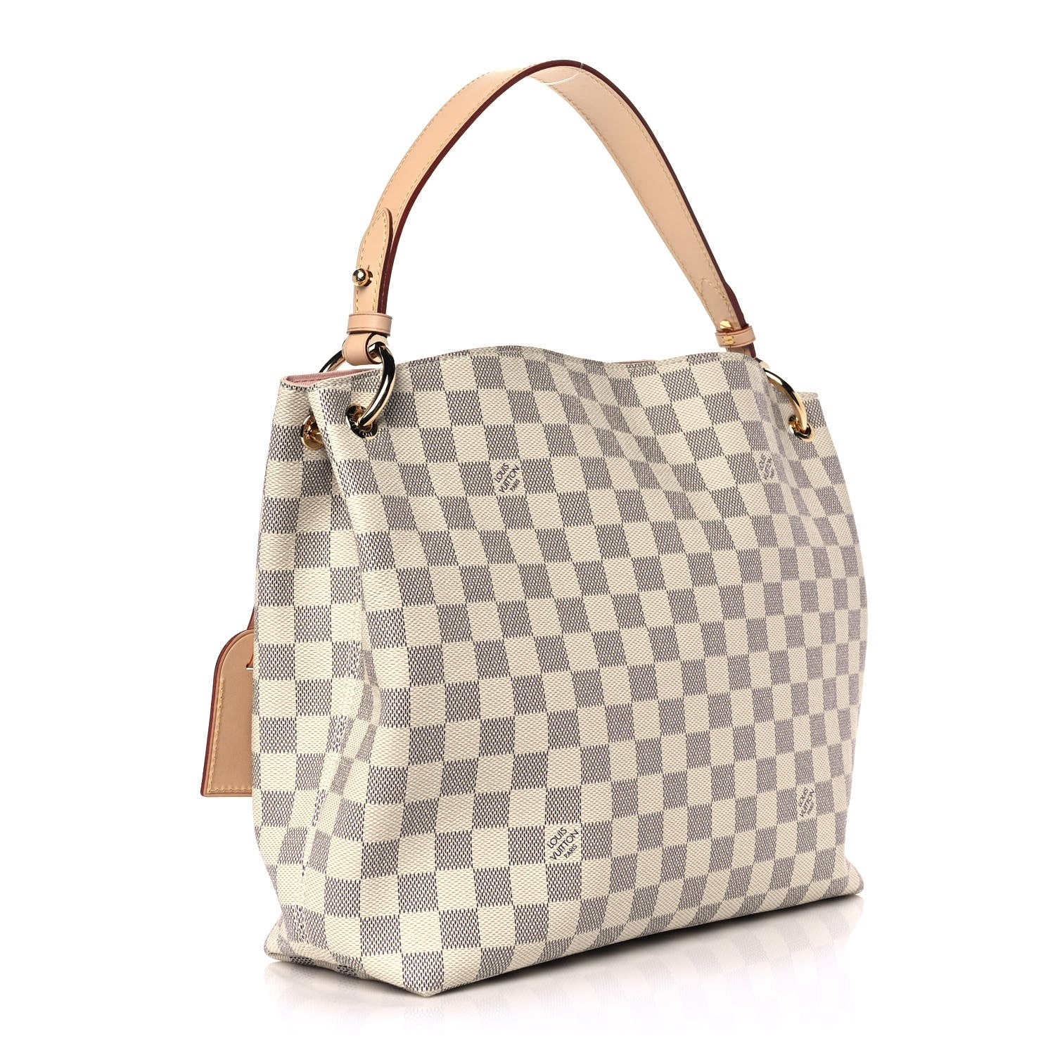 Louis Vuitton Damier Azur Graceful PM Rose Ballerine 3 of 9