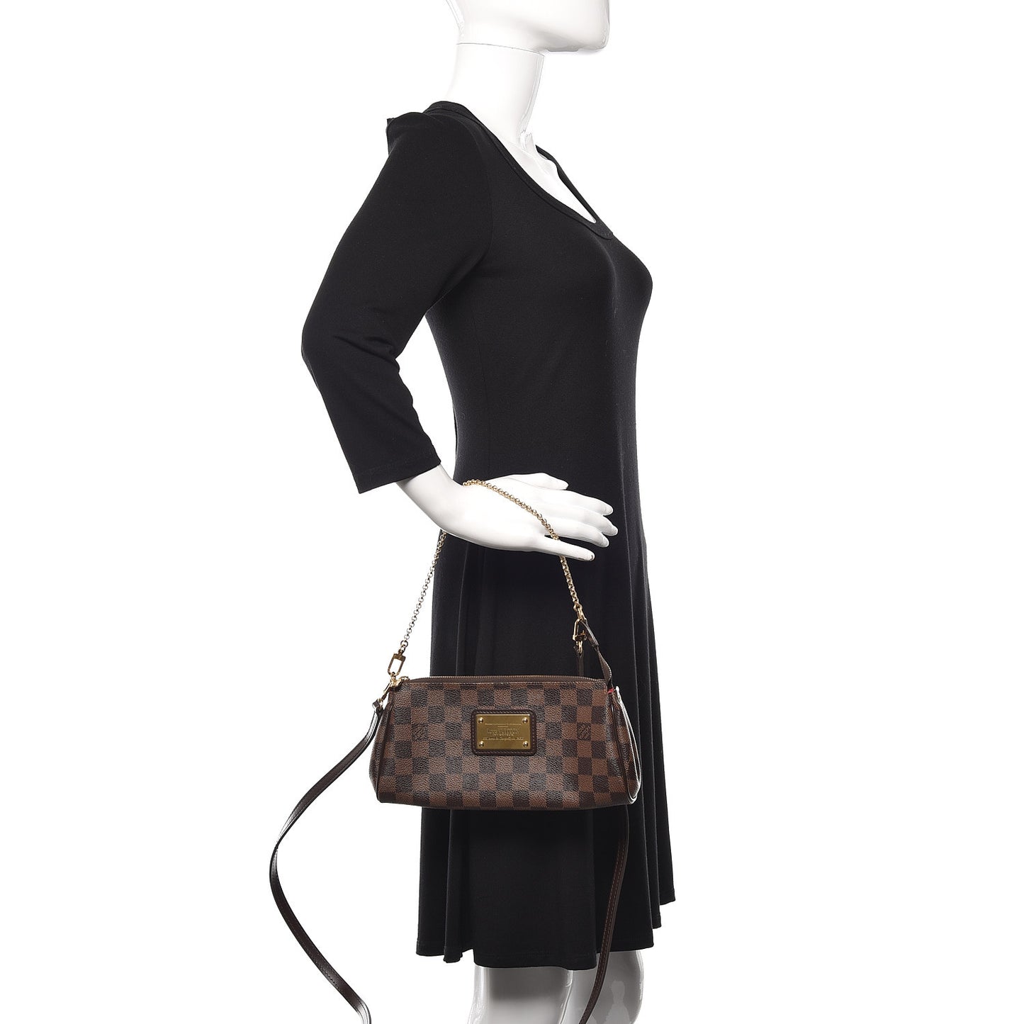 Damier Ebene Eva Clutch
