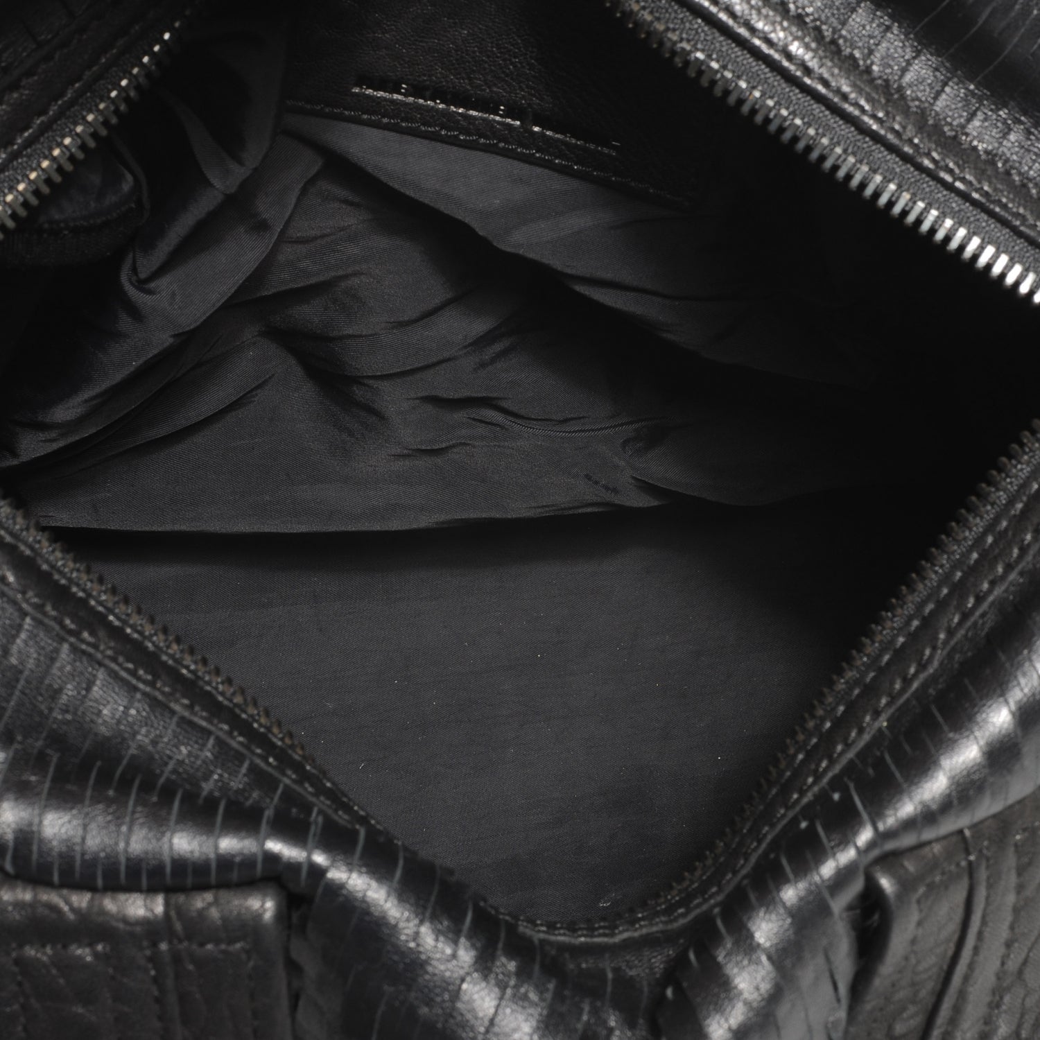 Alexander Wang Leather Laser Cut Rocco Duffel w Black Nickel Hardware Black 5 of 6