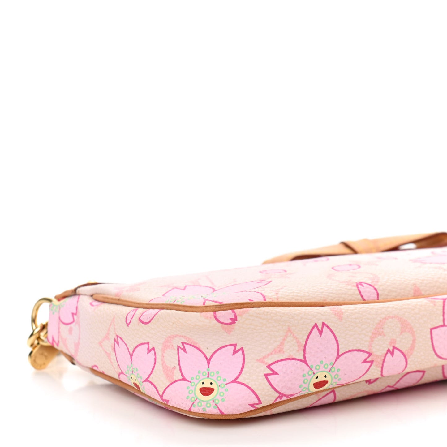 Monogram Cherry Blossom Pochette Accessories Pink