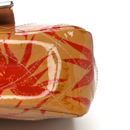 Chanel Patent Quilted Floral Printed 2.55 Reissue 225 Flap Orange 16 of 17