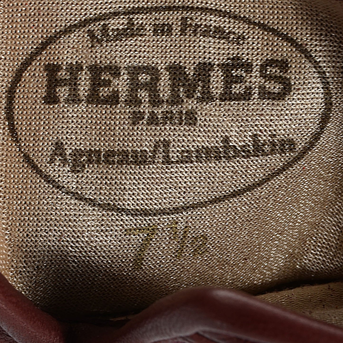 Lambskin Clous de Selle Gloves Rouge Chili 7.5