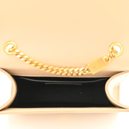 Saint Laurent Grain De Poudre Small Monogram Kate Satchel Nude Powder 4 of 8