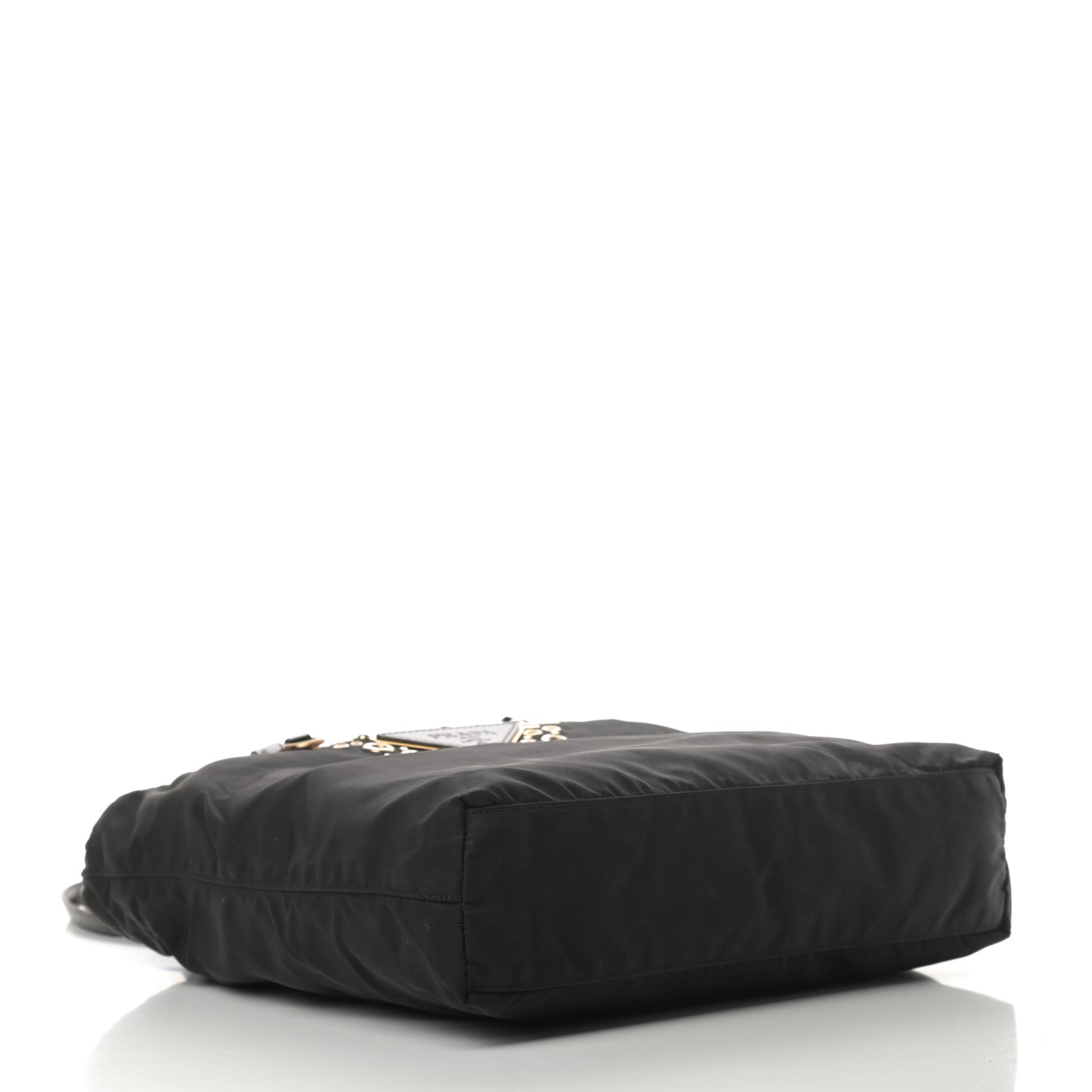 Nylon Vela Grommet Tote Black
