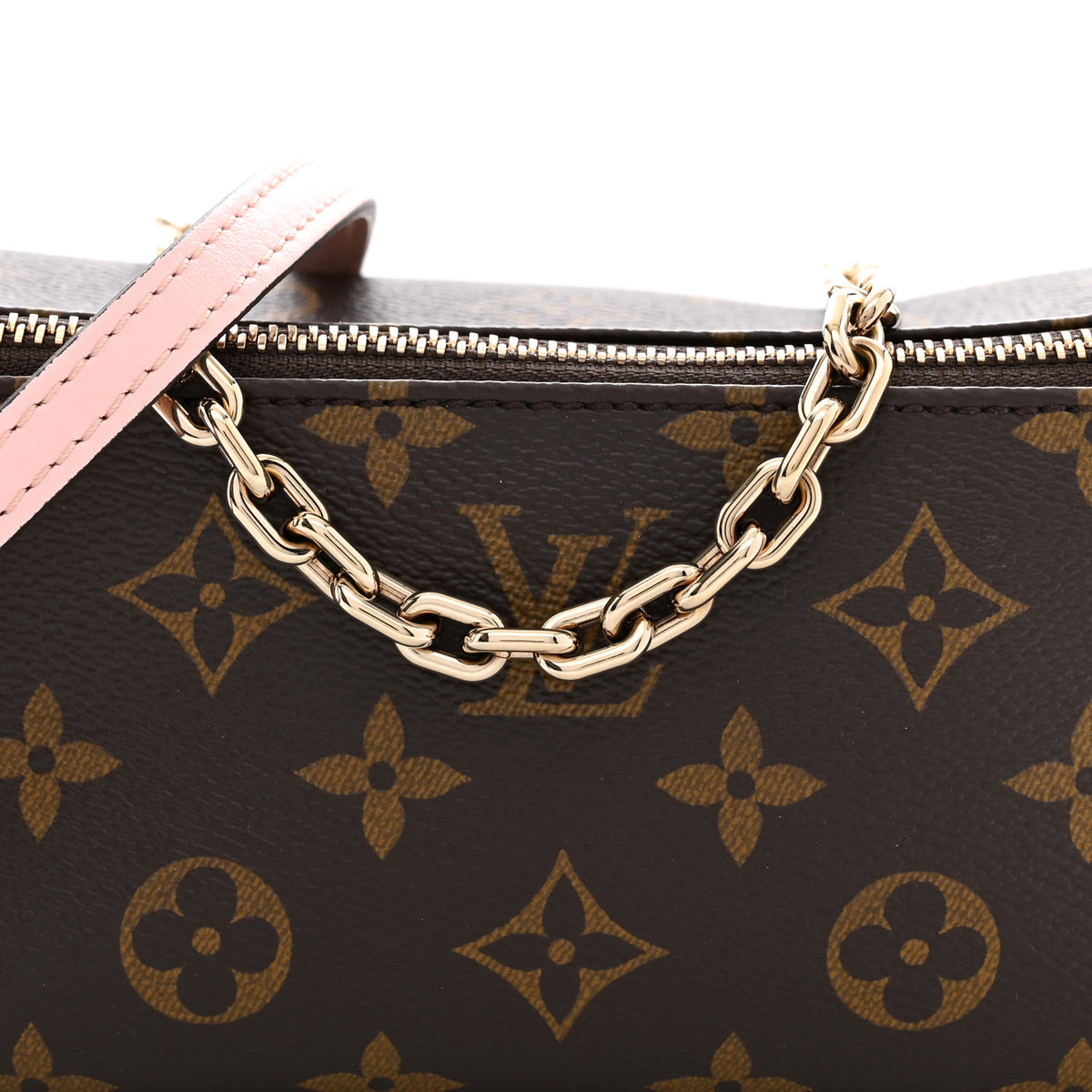 Louis Vuitton Monogram Bloom Pouch Rose Jasmin 6 of 8