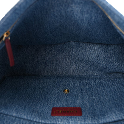 Chanel Denim Small Souplissimo Maxi Flap Blue 5 of 11