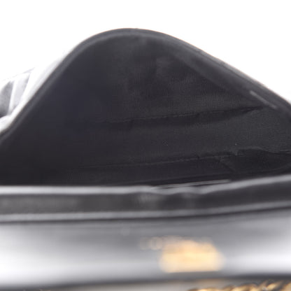 Chanel Calfskin Quilted Coco Mail Clutch With Chain Black 5 of 10