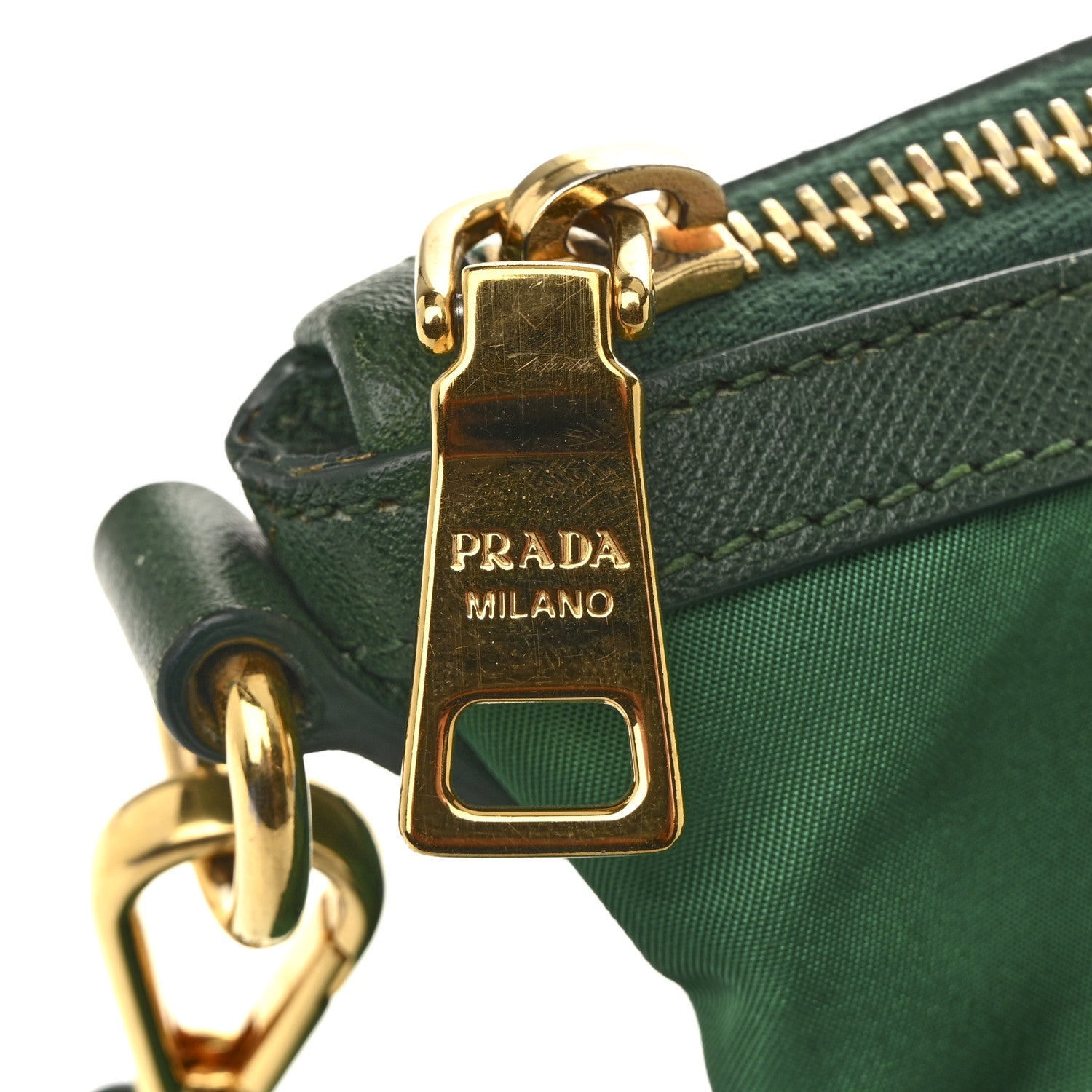 Prada Tessuto Nylon Saffiano Tote Oleandro 13 of 16