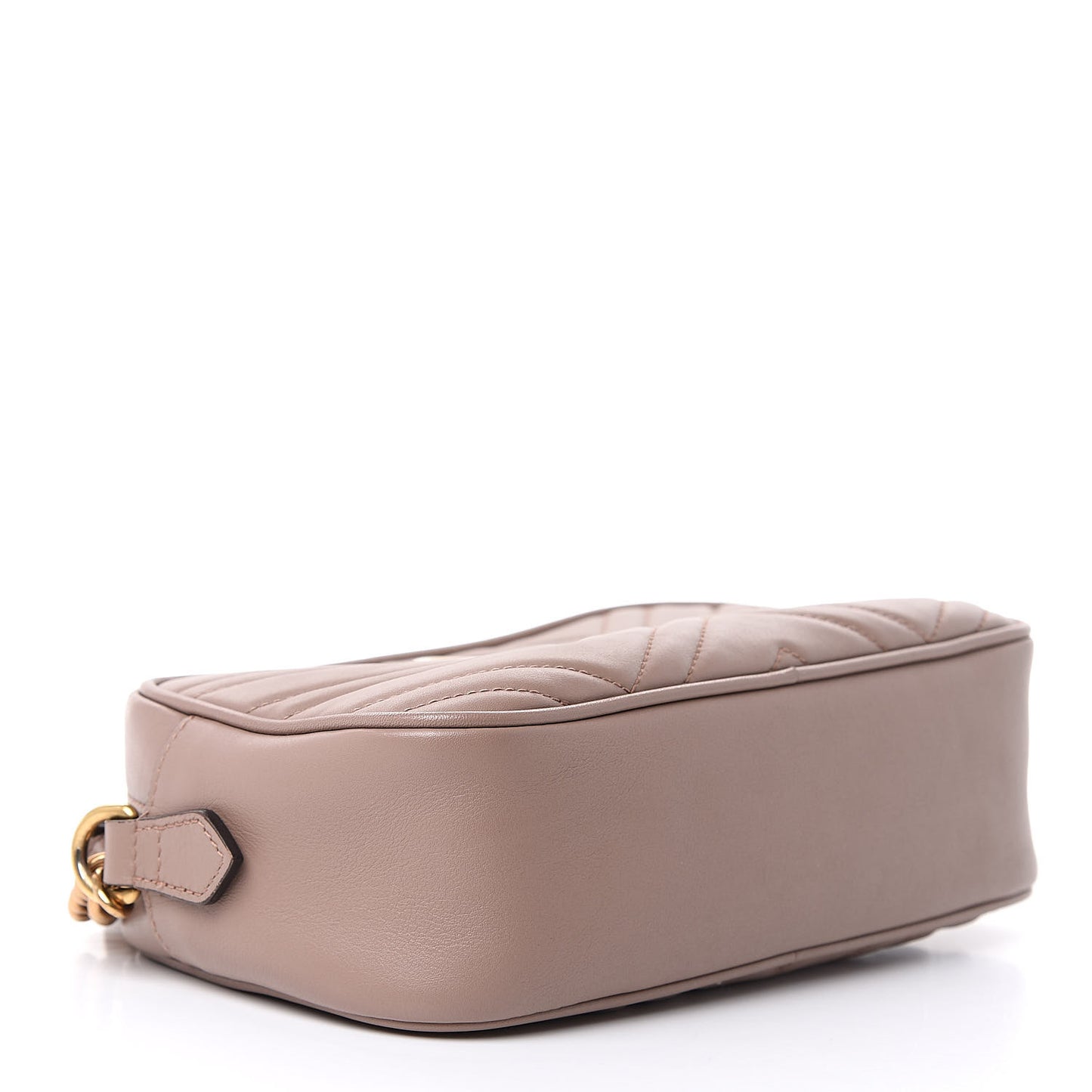Calfskin Matelasse Small GG Marmont Chain Shoulder Bag Porcelain Rose