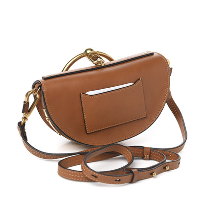 Chloe Calfskin Small Nile Bracelet Minaudiere Bag Caramel 2 of 8