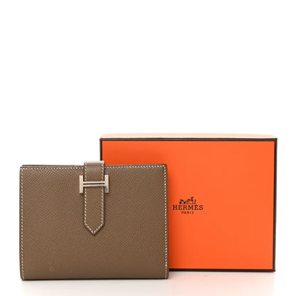Hermes Epsom Bearn Compact Wallet Etoupe 8 of 8