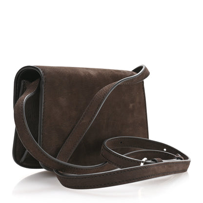The Row Nubuck Calfskin Sofia E/W Crossbody Wood Brown 2 of 9