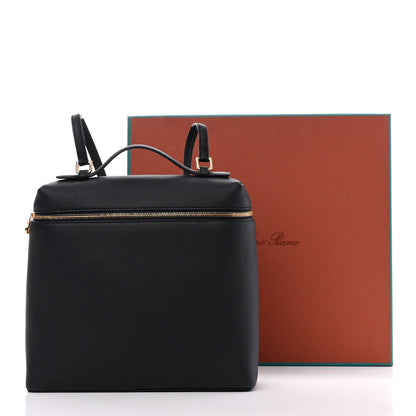 Loro Piana Grained Calfskin L23.5 Extra Pocket Backpack Navy Blue 10 of 10