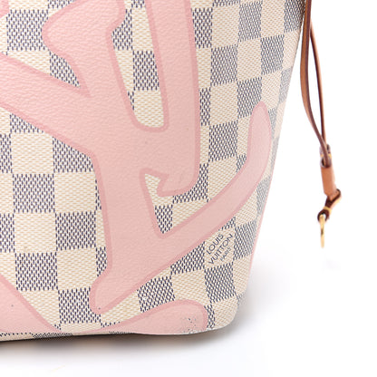 Louis Vuitton Damier Azur Tahitienne Neverfull MM 19 of 19