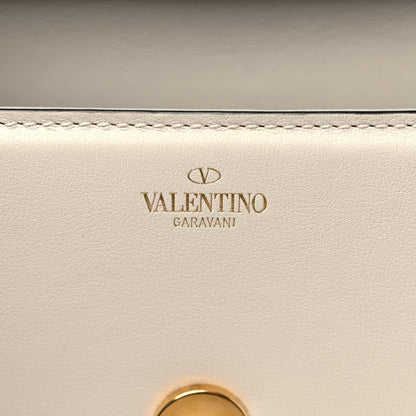 Valentino Garavani Calfskin VLogo Small Loco Shoulder Bag Light Ivory 6 of 9