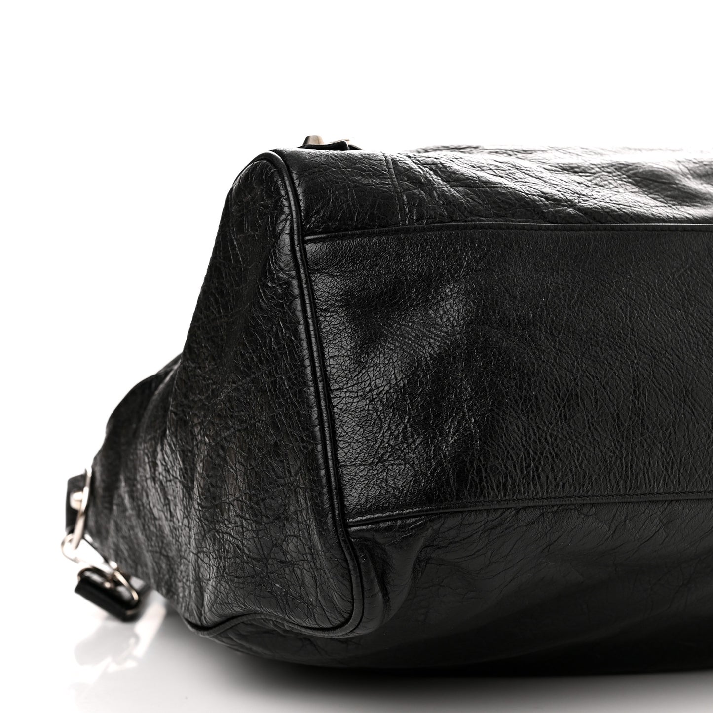 Agneau Classic Silver Hardware Velo Black