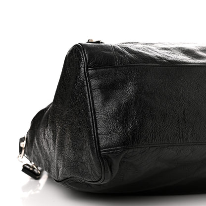Balenciaga Agneau Classic Silver Hardware Velo Black 8 of 10