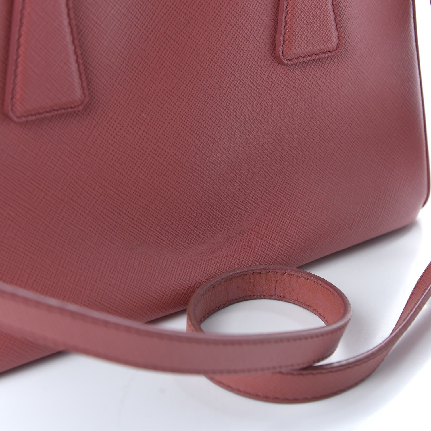 Prada Saffiano Mini Galleria Double Zip Tote Tamaris 11 of 11