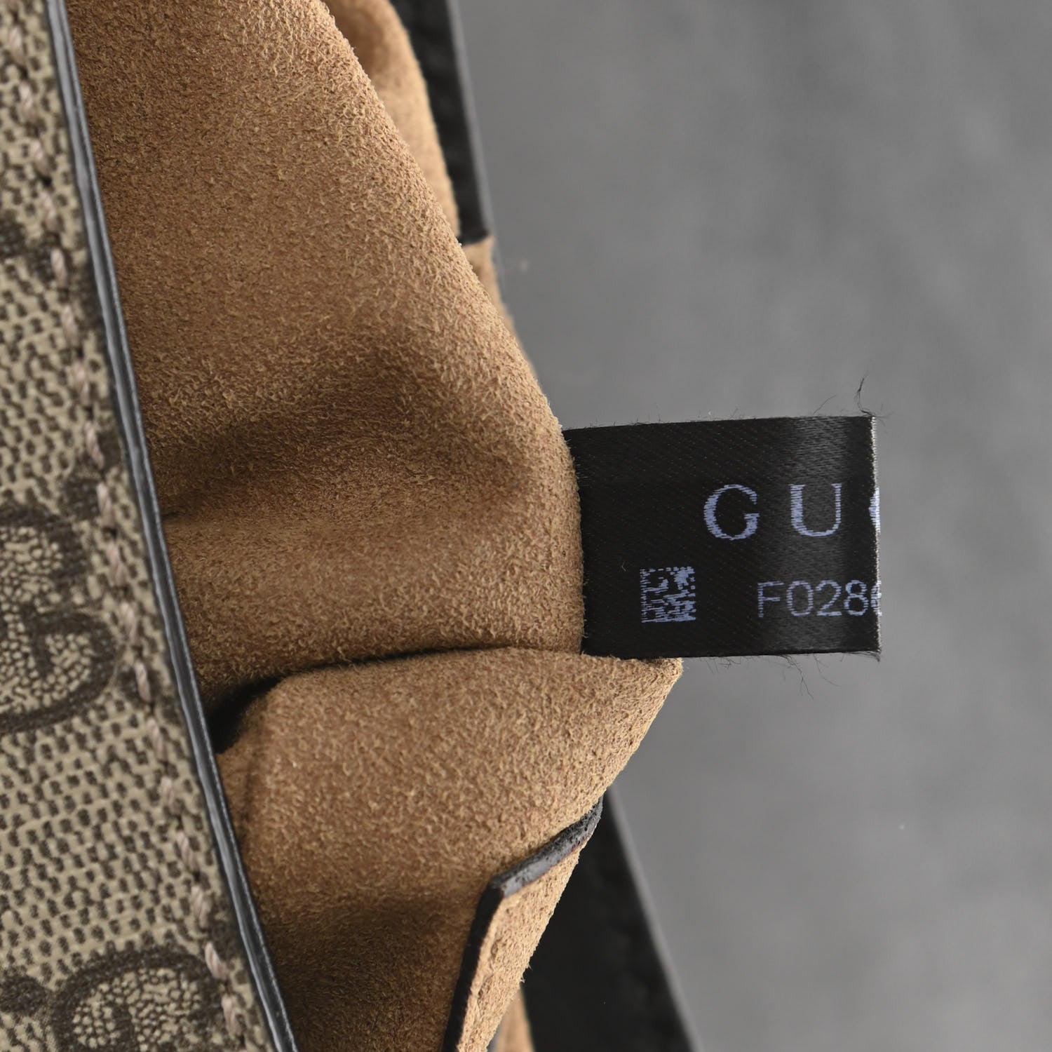 Gucci GG Supreme Monogram Web Medium Padlock Messenger Shoulder Bag Black 7 of 13