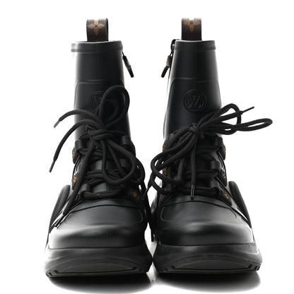 Louis Vuitton Mat Rubber Monogram LV Archlight Sneaker Boots 37 Black 3 of 7