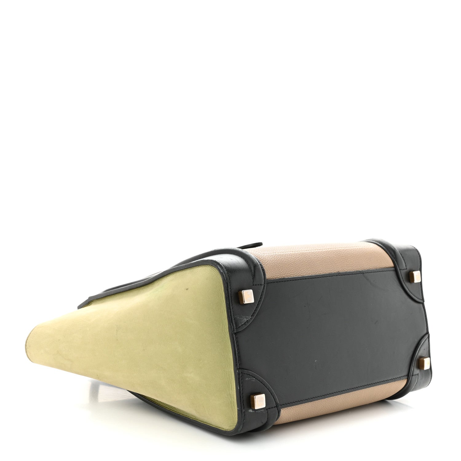 Celine Nubuck Smooth Calfskin Micro Tri-Color Luggage 4 of 16